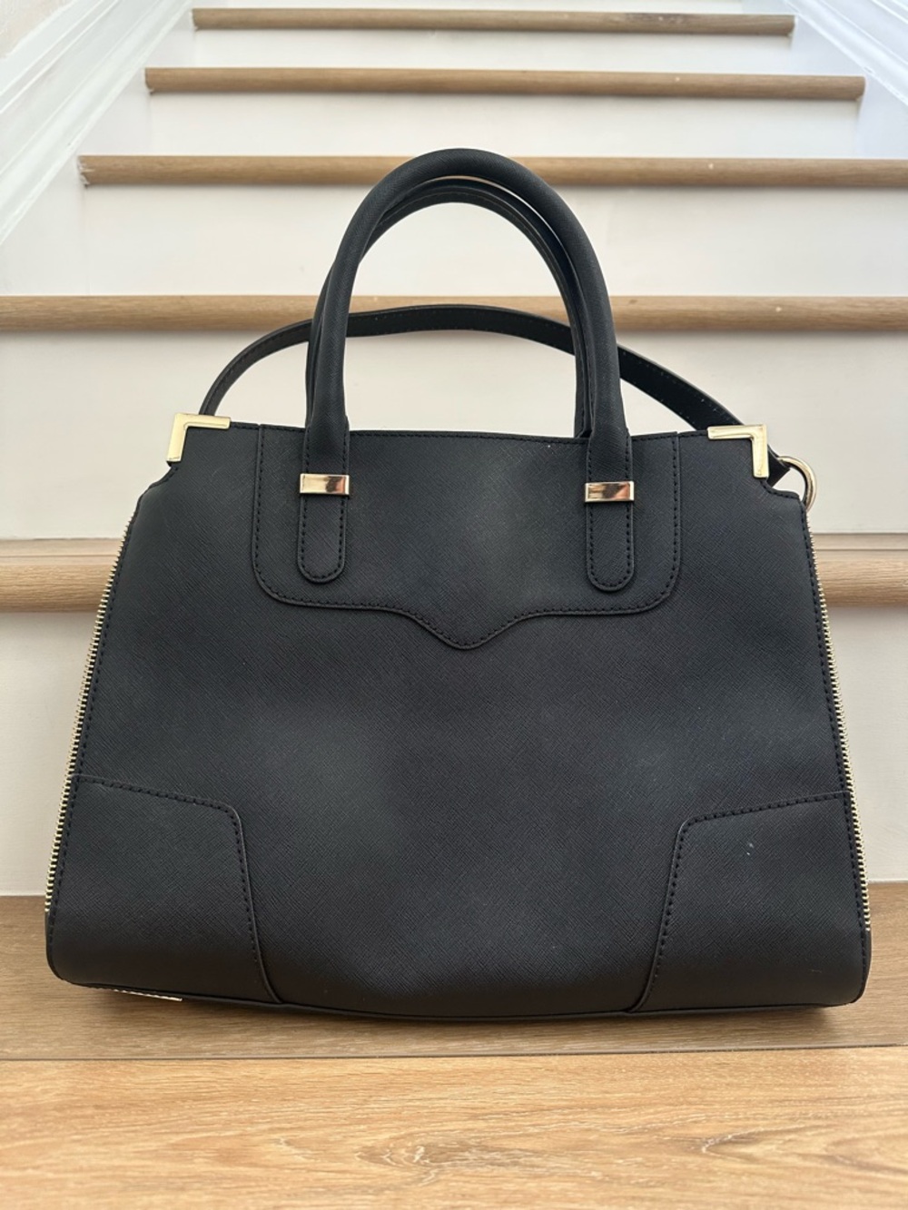 Rebecca Minkoff Saffino Classic Black Structured Bag